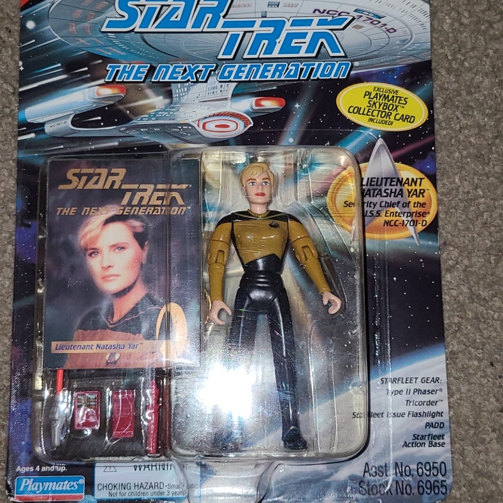 Vintage 1994 Lt.Natasha Yar Star Trek Toy